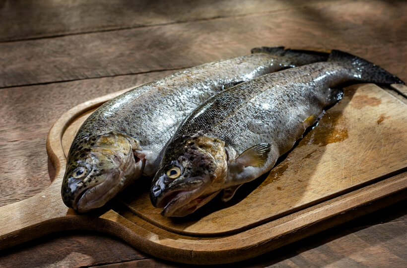 poisson frais avant cuisson